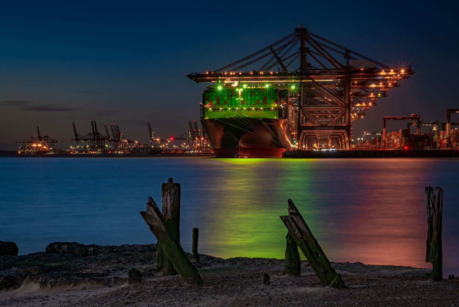 1st - Felixstowe Lights - Andy Soar